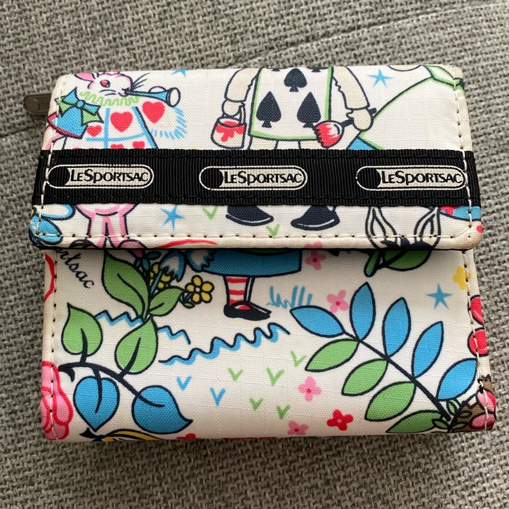 LeSportSac Alice in Wonderland wallet